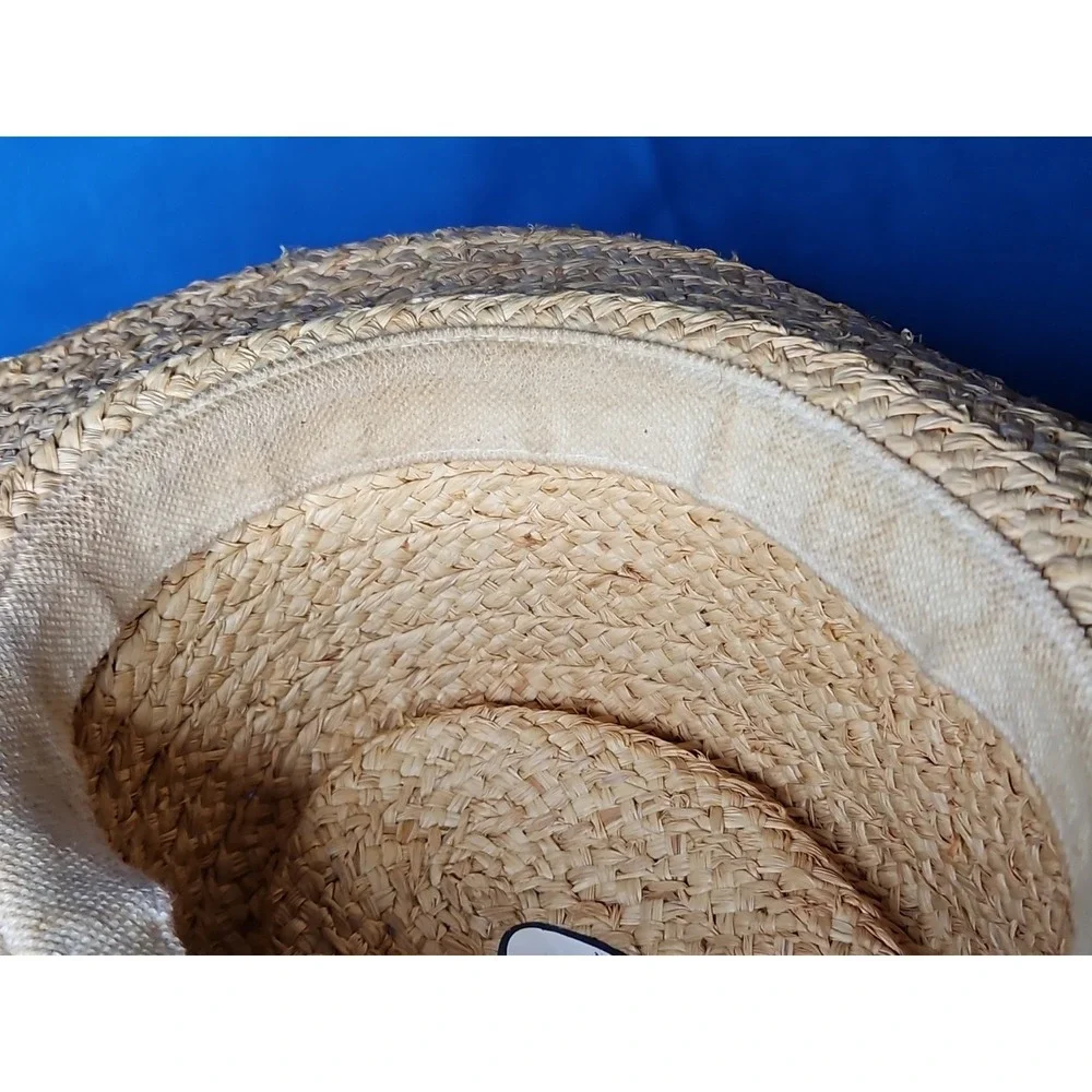 SUMMER CLUB Australia Hat Straw Wide Brim Sun Blocker Beach Coastal Size Large‎